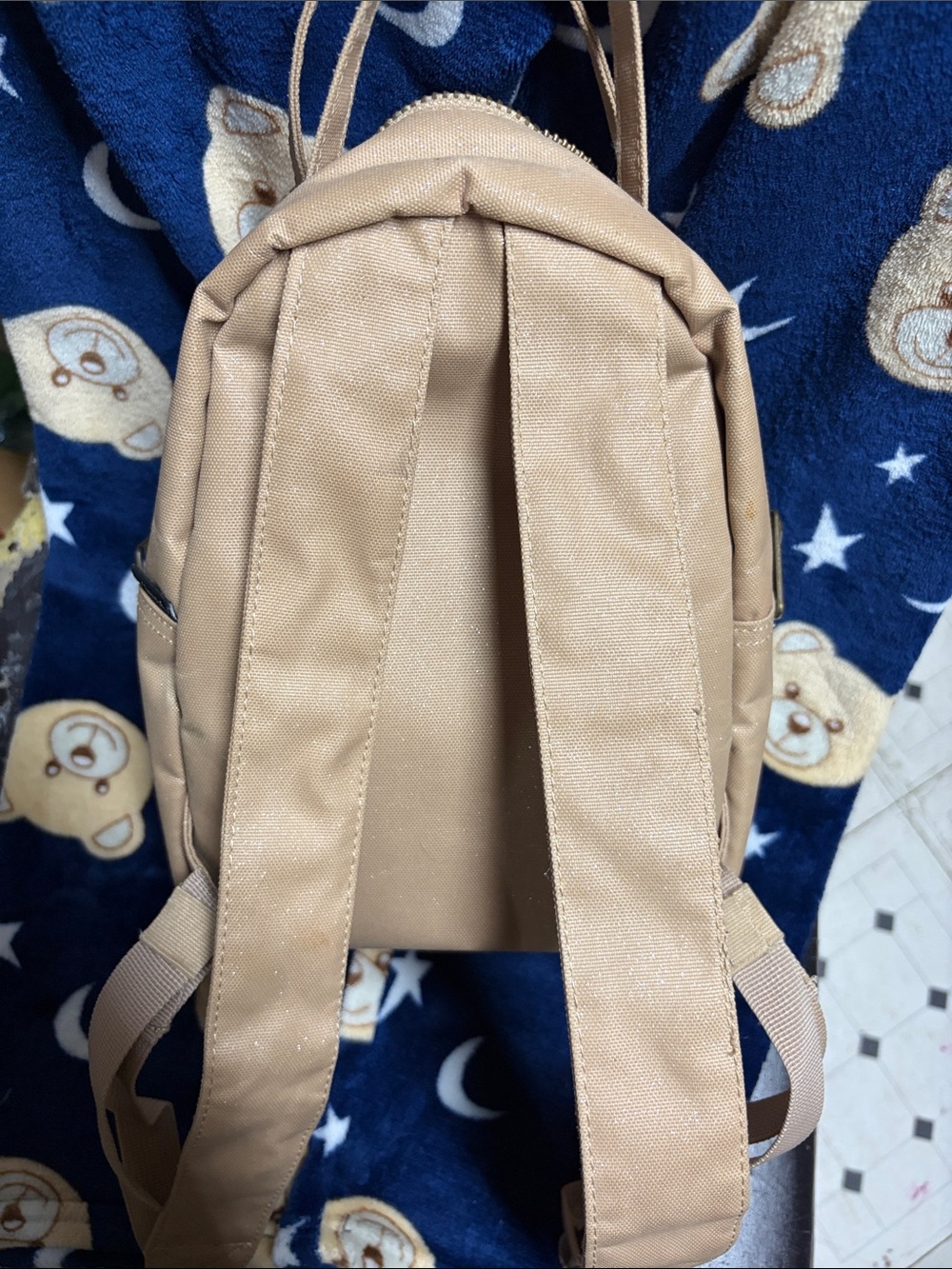 Mini Backpack in Tan - Picture 6 of 8